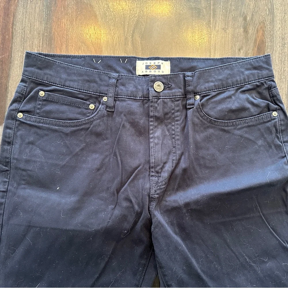 Joseph Abboud Blue Chinos with Straight Leg Cut